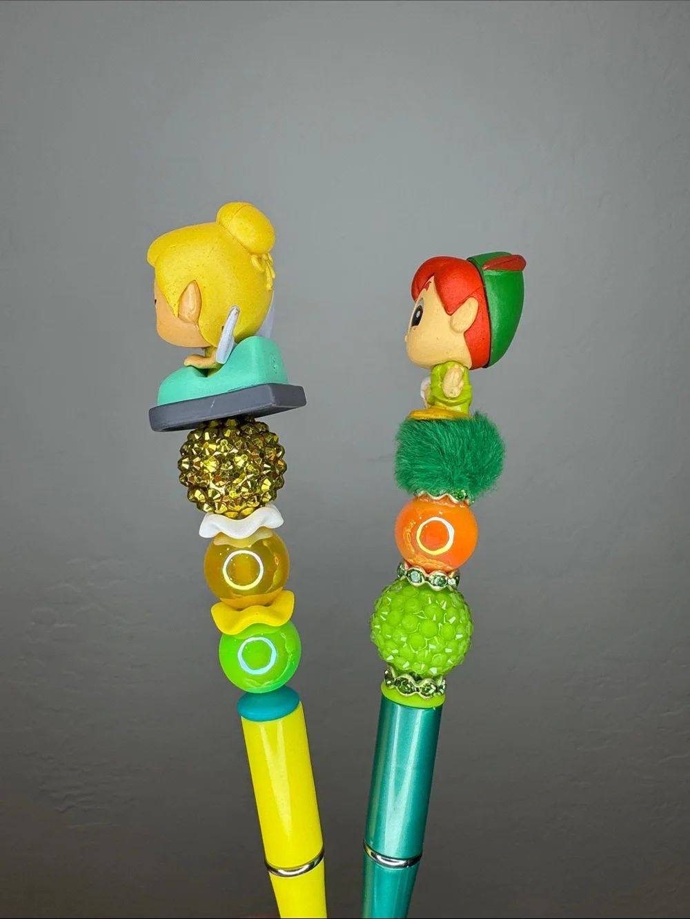 Doorables Custom Pens - Tinkerbell & Peter Pan